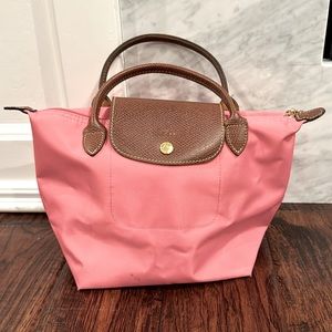 Longchamp Le Pliage Handbag Small- pink